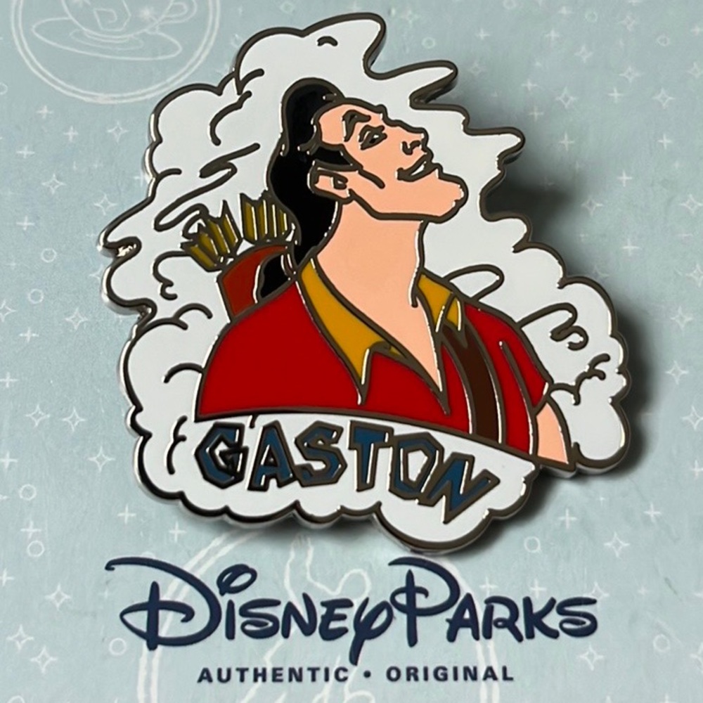 Disney Parks Gaston Villain Pin from Beauty and the Beast